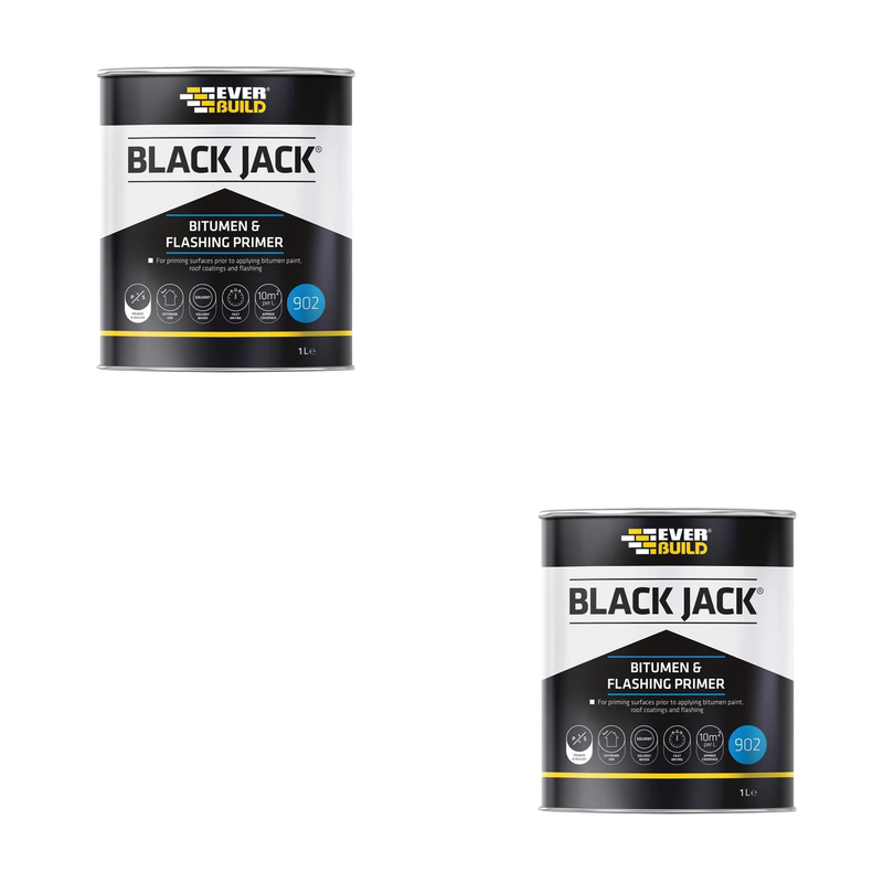 Everbuild Sika Black Jack® 902 Bitumen & Flashing Primer 1 litre - 852670
