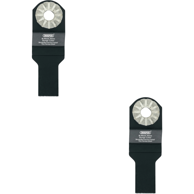 Draper Bi-Metal Plunge Cutter 20mm, 3/4", 18tpi - Multi-Pack