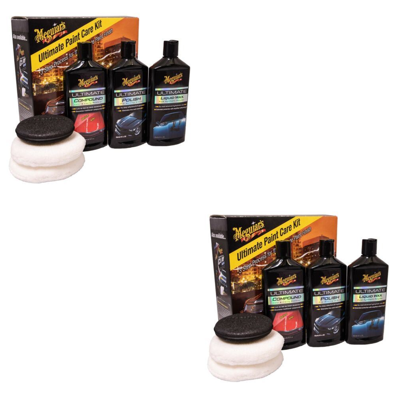 Meguiar's Ultimate Paint Care Kit - 3-Step Cleaning System