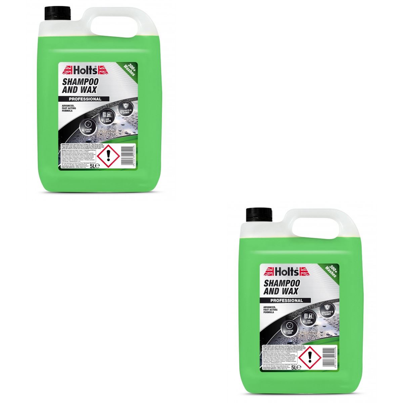 Holts Car Wash Shampoo & Wax - 5 Litre