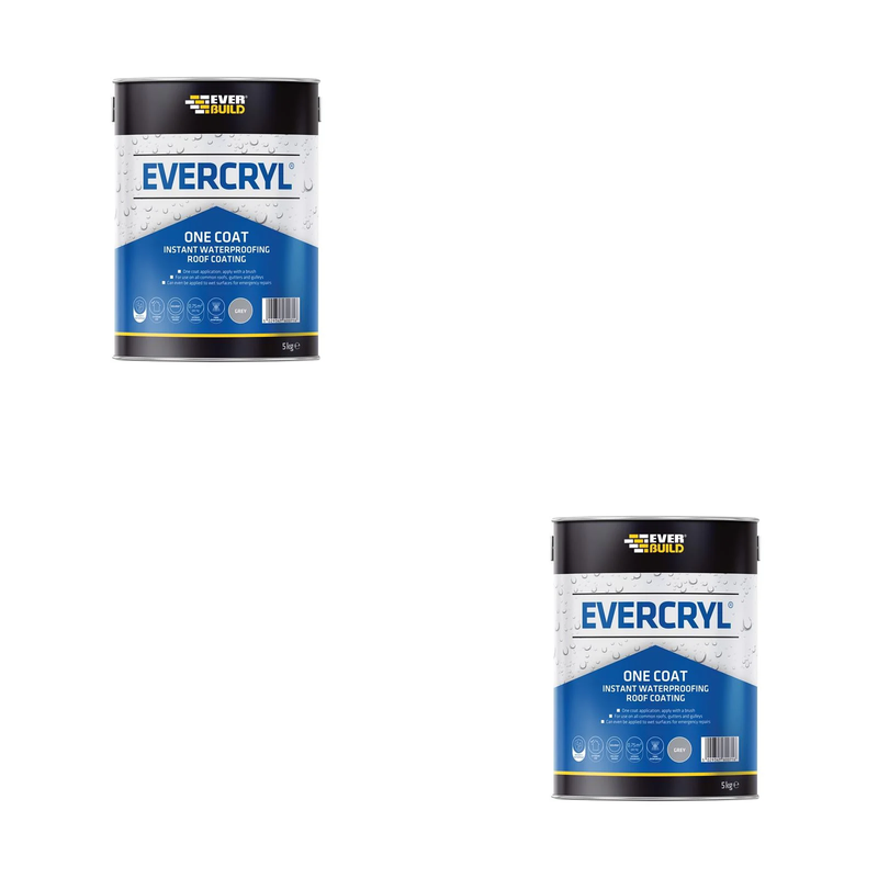Everbuild Sika Evercryl® One Coat Grey 5kg - 851569