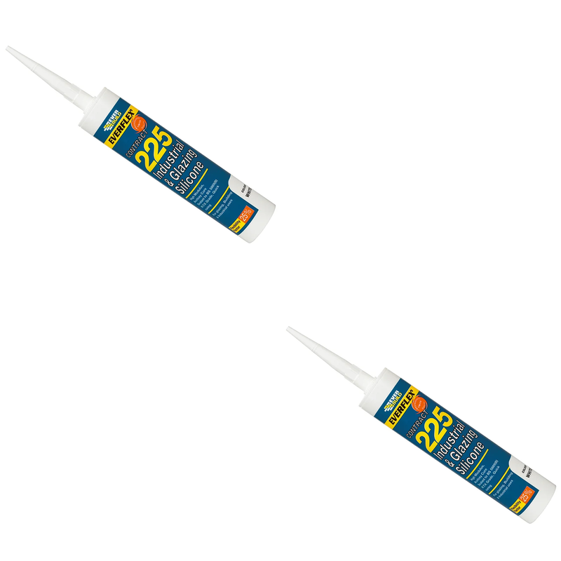 Everbuild Sika Everflex® 225 Industrial & Glazing Silicone Black 295ml