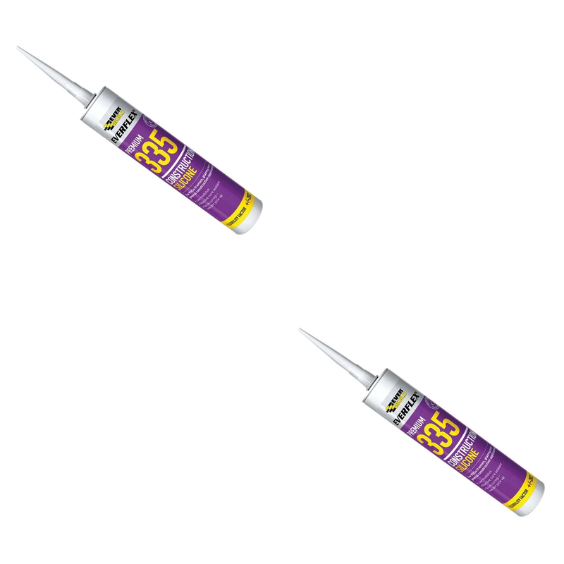 Everbuild Sika Everflex® 335 Construction Silicone Brown 295ml - 880236