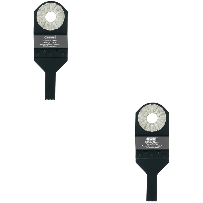 Draper Bi-Metal Plunge Cutter 10mm, 3/8", 20tpi - Multi-Pack