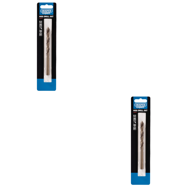 Draper Expert HSS Cobalt Drill Bit, 9.5 x 230mm - Multi-Pack Options