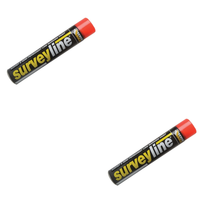 Everbuild Sika Survey Line® Marker Spray Red 700ml - 490213