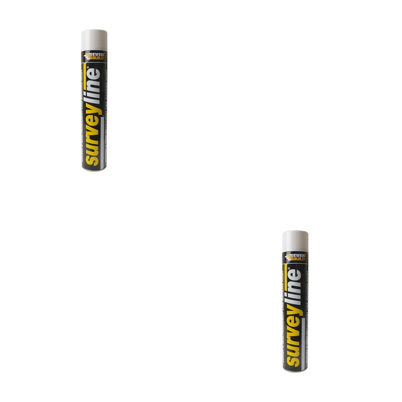 Everbuild Sika Surveyline Marker Spray White 700ml - 490214