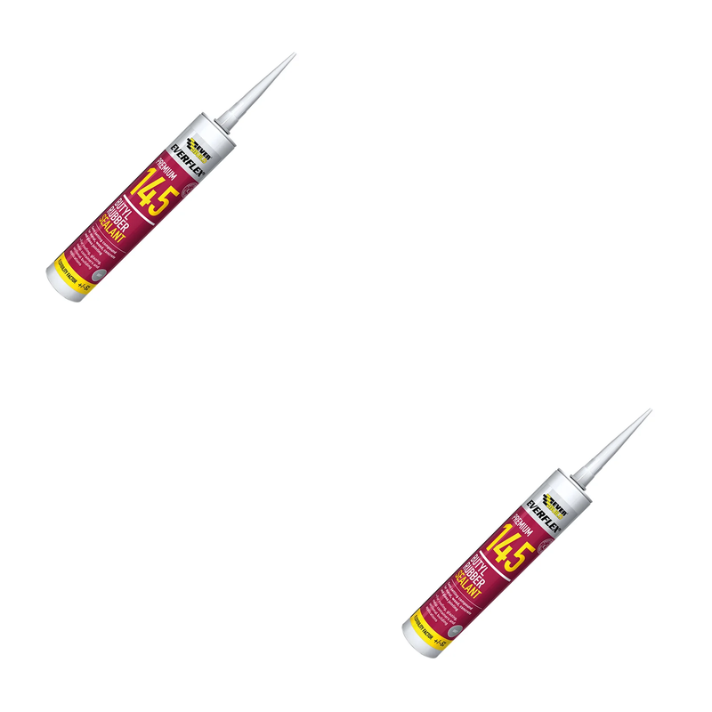 Everbuild Sika Everflex® 145 Butyl Rubber Sealant 300ml Grey - 489633