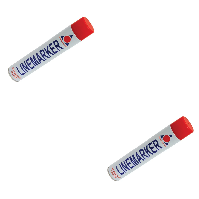 Aerosol 0902 Line Marking Spray Paint Red 750ml - 0902