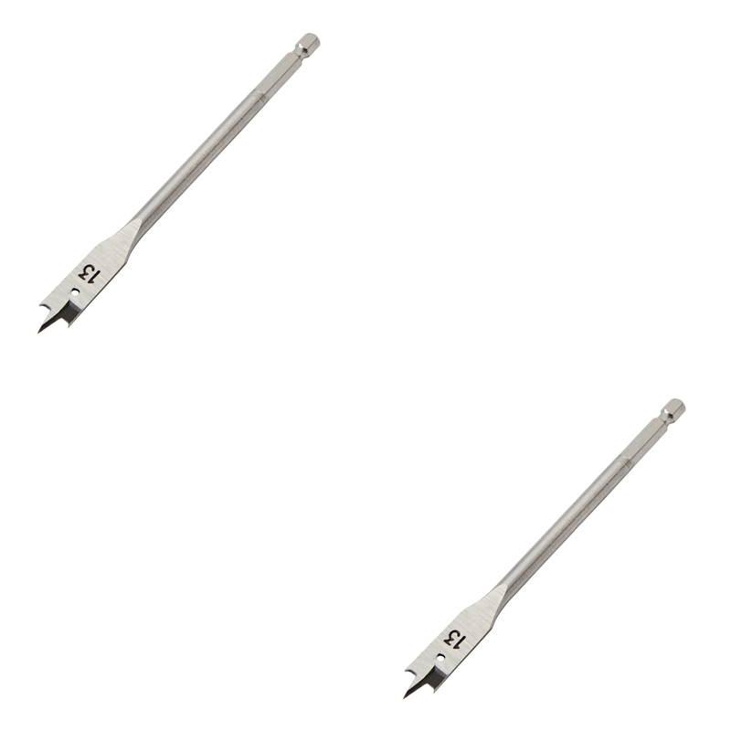 Draper Flat Wood Drill Bit, 13 x 152mm - Multi-Pack Options Available