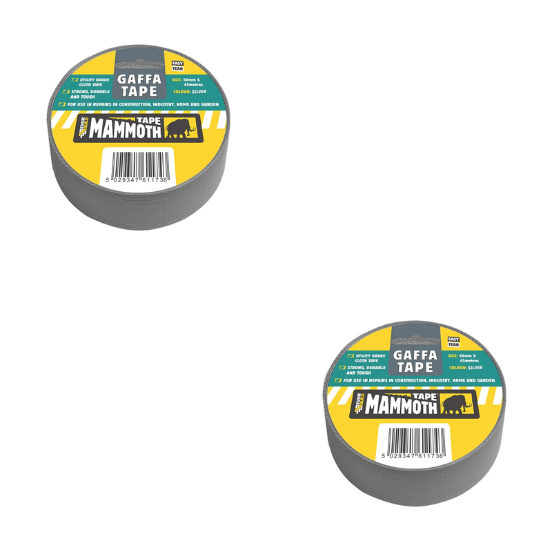 Everbuild Sika Gaffa Tape 50mm x 45m Silver - 696047