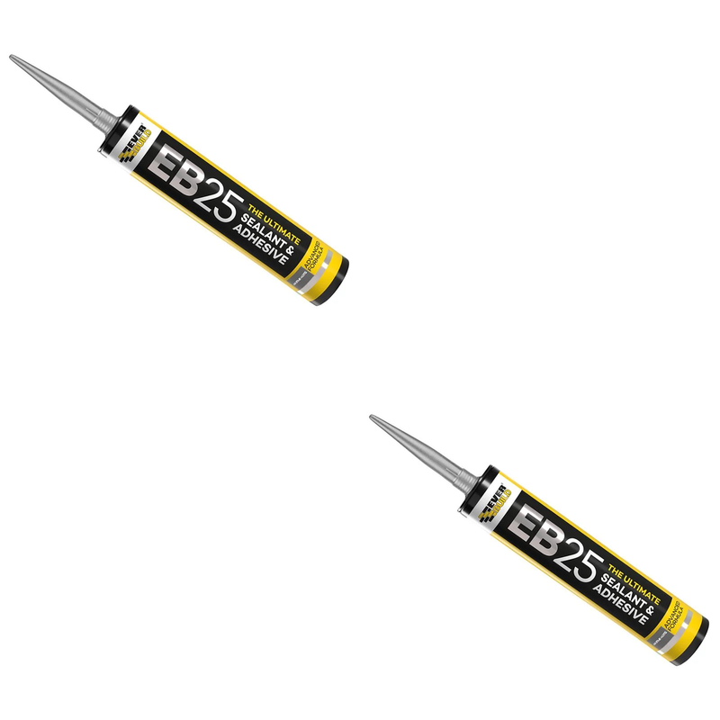 Everbuild Sika EB25 Hybrid Sealant Adhesive Anthracite 300ml - 614049