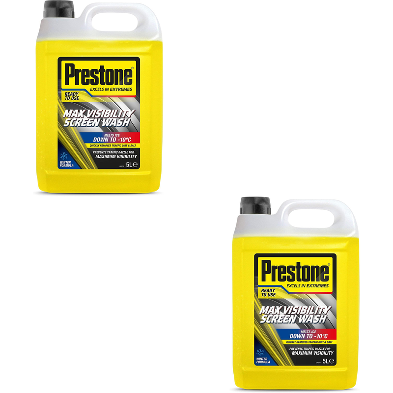 Prestone Windscreen Wash 5 Litre Max Visibility Winter Ready