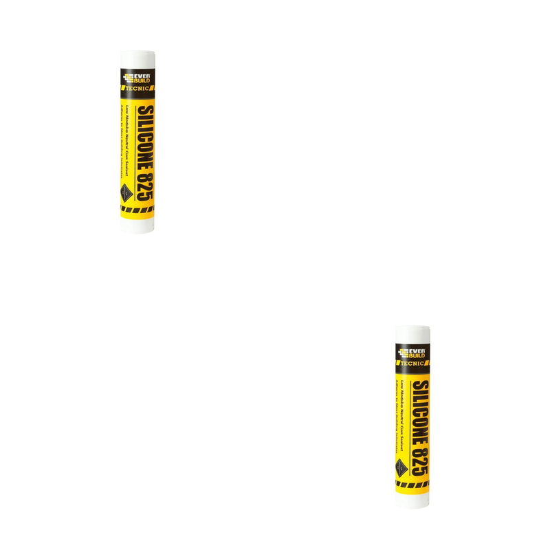 Everbuild Sika Tecnic Silicone 825 White 380ml - 467202