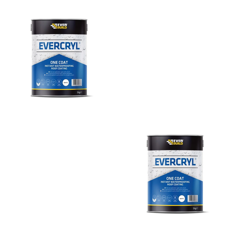 Everbuild Sika Evercryl® One Coat White 5kg - 851555