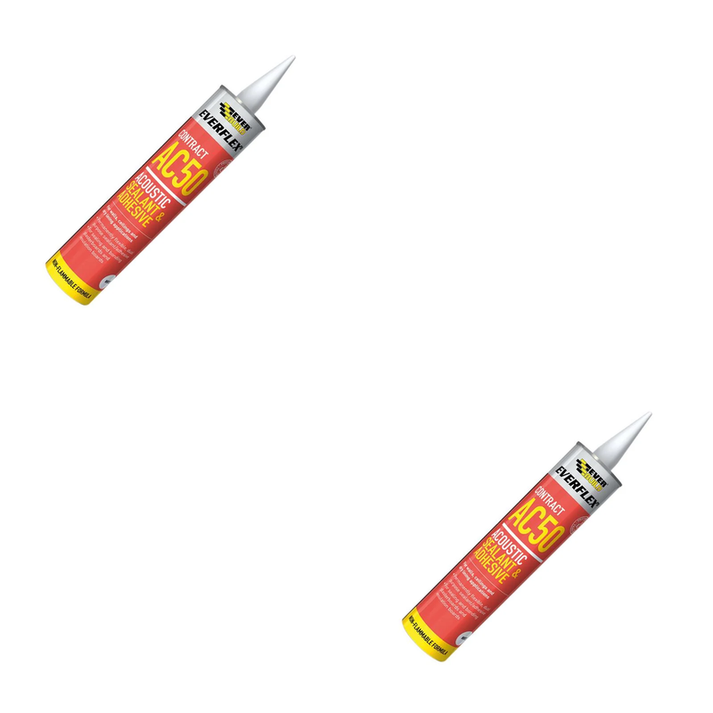 Everbuild Sika Everflex® AC50 Acoustic Sealant & Adhesive 900ml - 489512