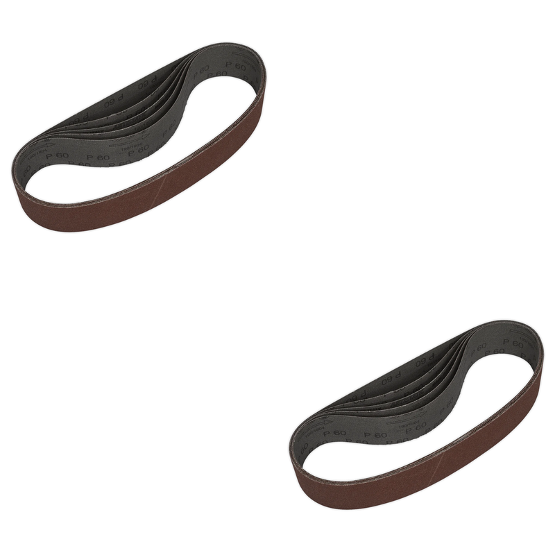 Sealey 50 x 686mm Sanding Belt 60Grit - Pack of 5 - SB006 Trade Quality