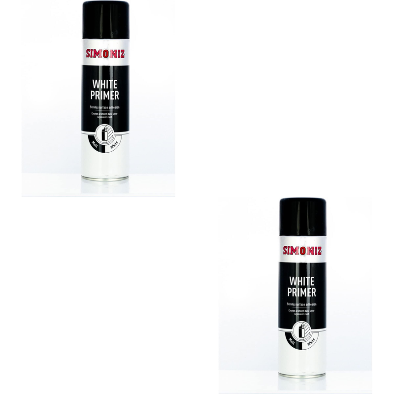 Simoniz Acrylic Primer Spray Paint 500ml White