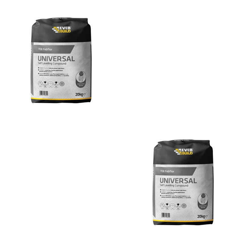 Everbuild Sika 708 Febflor Self Level Compound 20kg - 620324