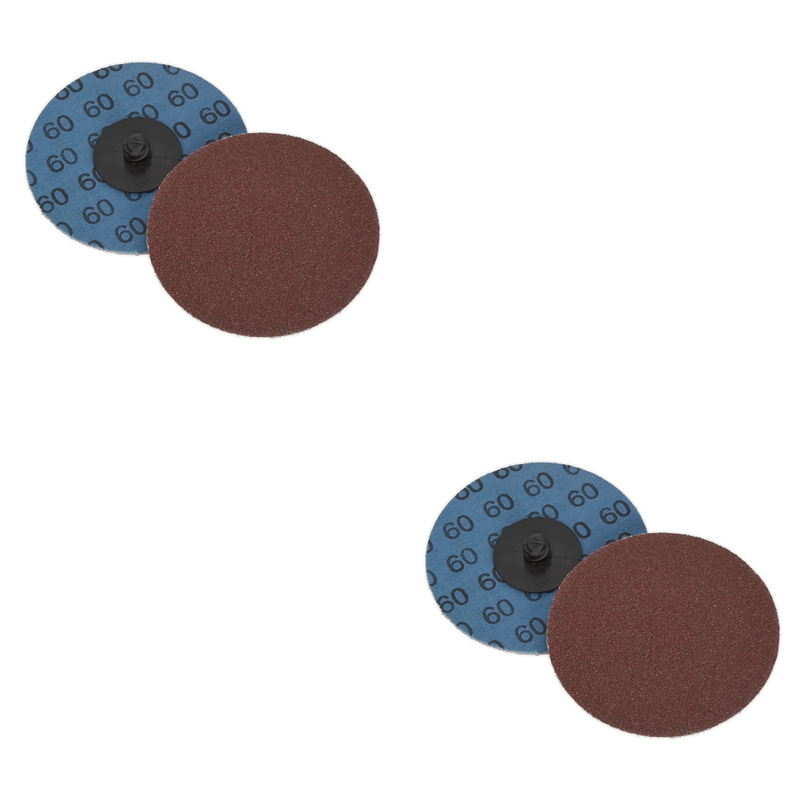 Sealey 50mm Sanding Disc 60Grit Pack of 10