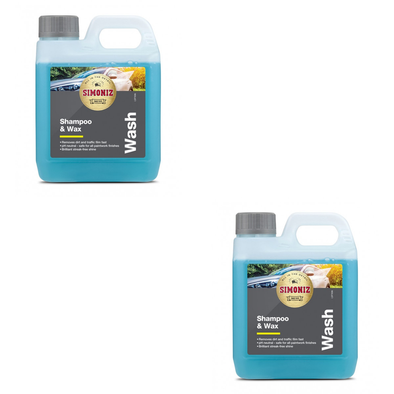 Simoniz Shampoo & Wax 1 Litre PH Neutral Car Wash