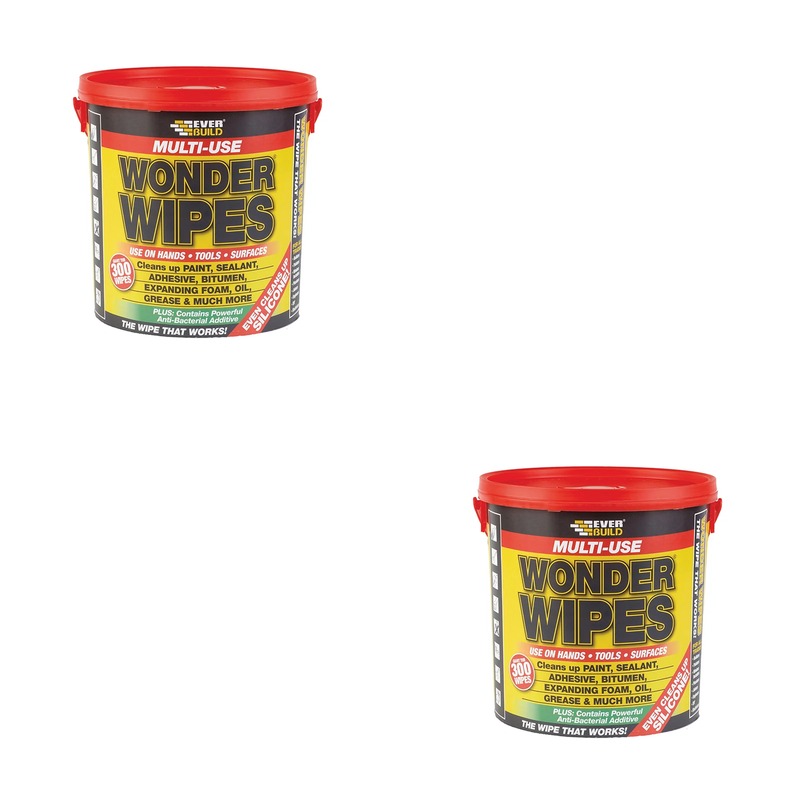Everbuild Sika Giant Wonder Wipes (Tub 300) - 484948
