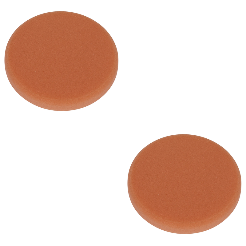 Sealey Hook-and-Loop Buffing & Polishing Foam Head 150 x 25mm - Orange/Firm