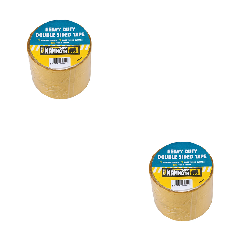 Everbuild Sika Mammoth Heavy-Duty Double Sided Tape 50mm x 5m - 488760