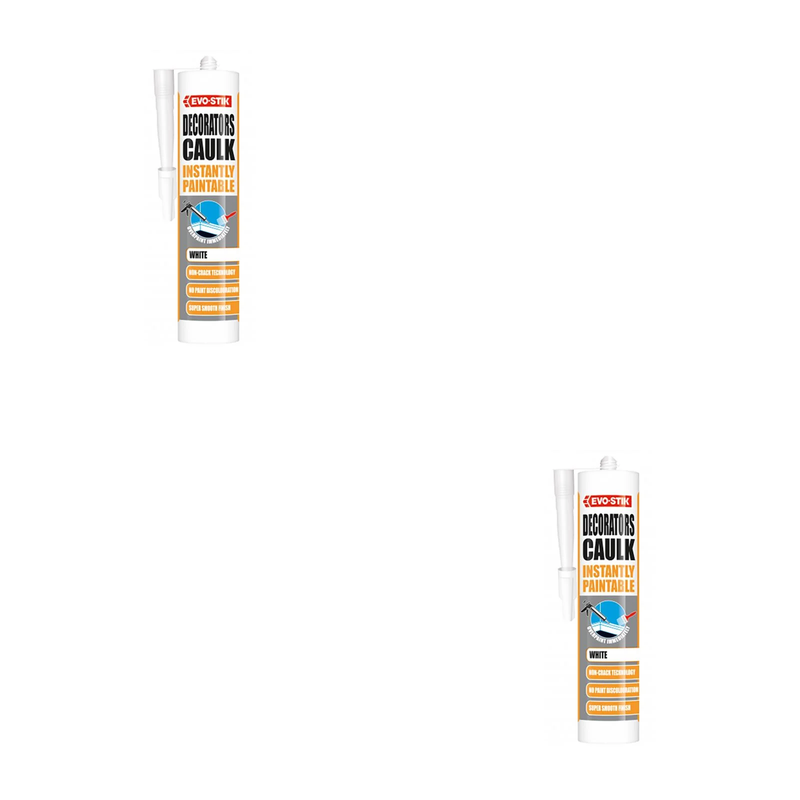 Evo-Stik Decorators Caulk Instantly Paintable White 310ml - 30610007