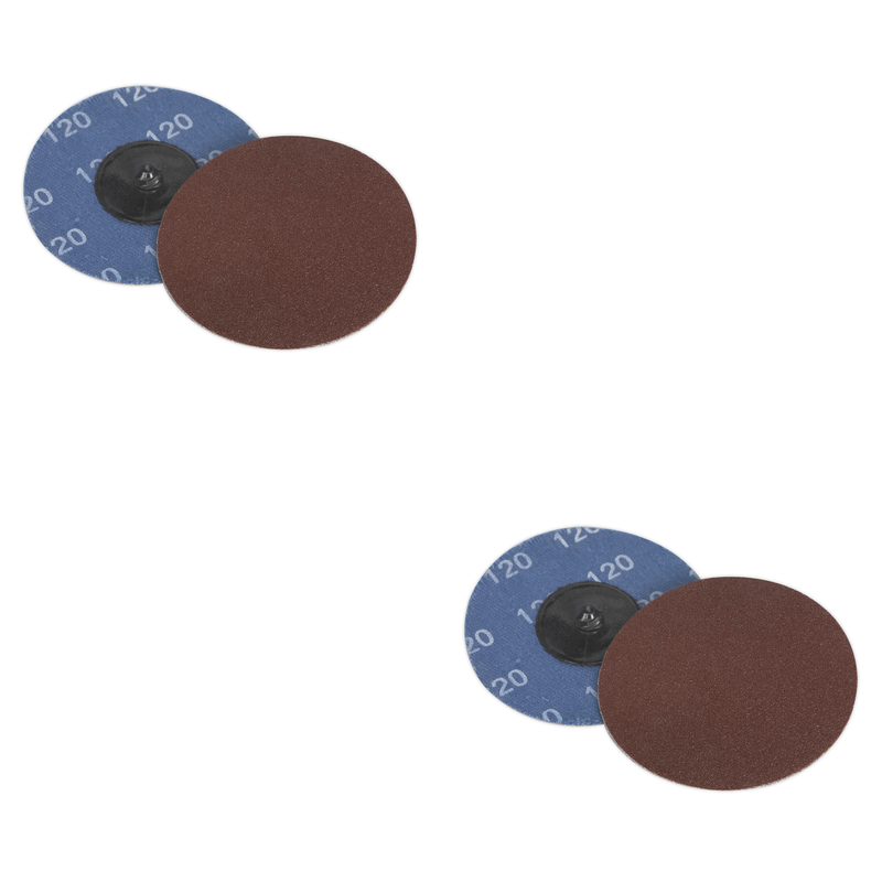 Sealey Sanding Disc Ø50mm 120Grit Pack of 10