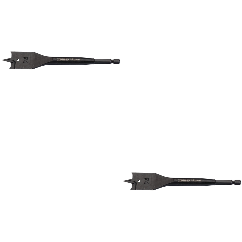 Draper Expert Flat Wood Bit, 24mm x 150mm, Multi-Pack Options