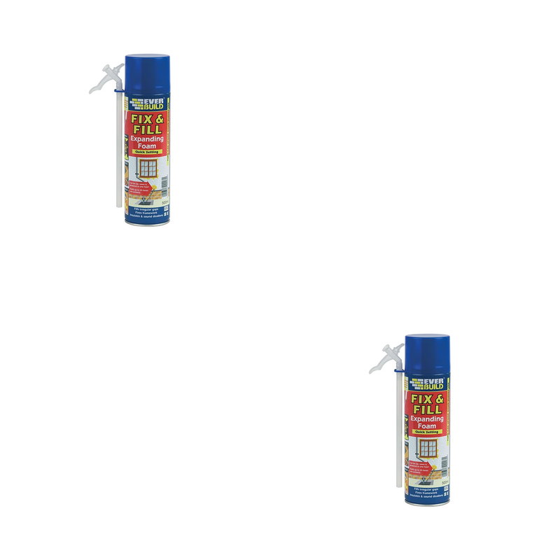 Everbuild Sika Fill & Fix Expanding Foam 500ml - 816431
