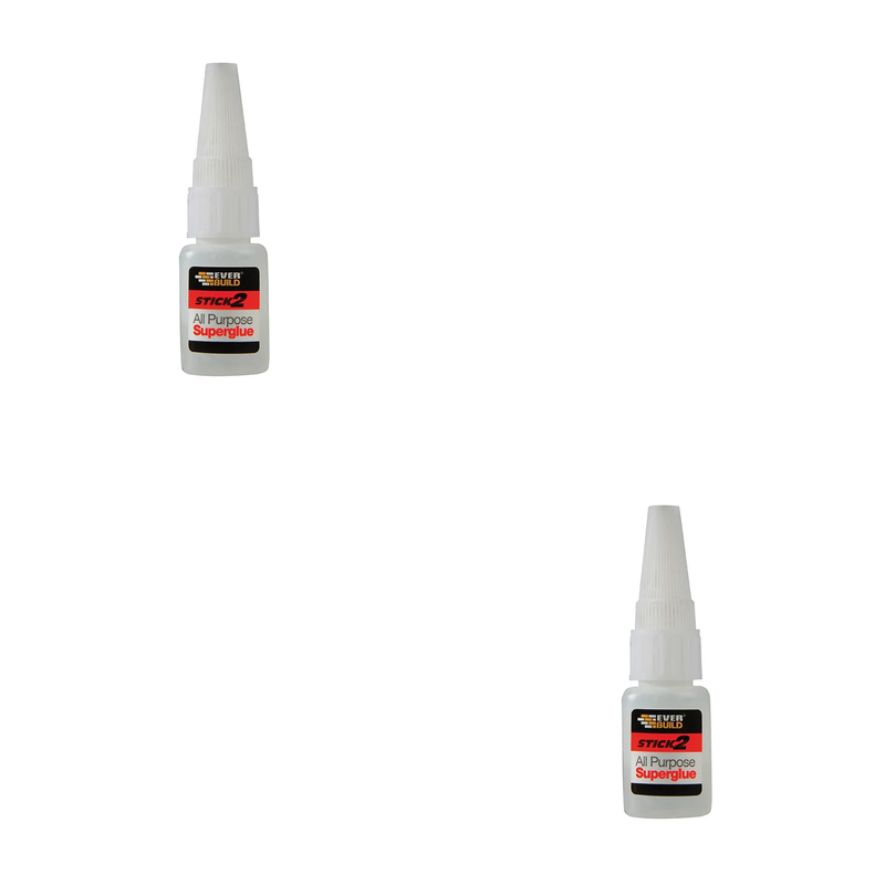Everbuild Sika Stick 2 All Purpose Superglue Bottle 5g - 483374