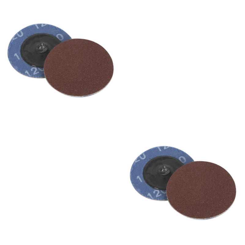 Sealey Sanding Disc Ø50mm 120Grit Pack of 10