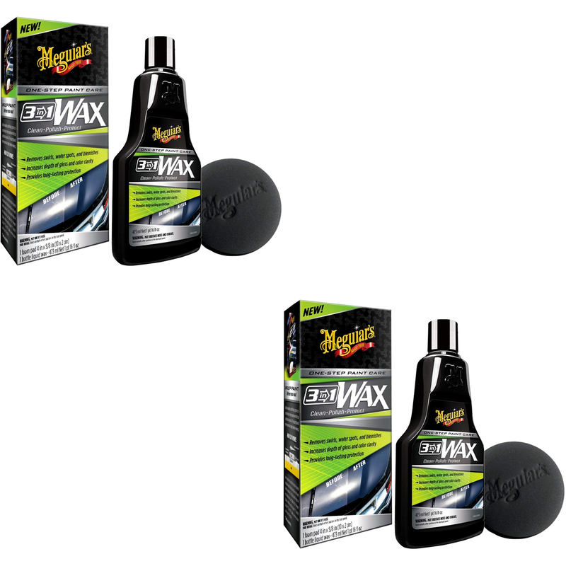 Meguiar's 3-in-1 Wax G191016EU 473ml Car Polish & Protect