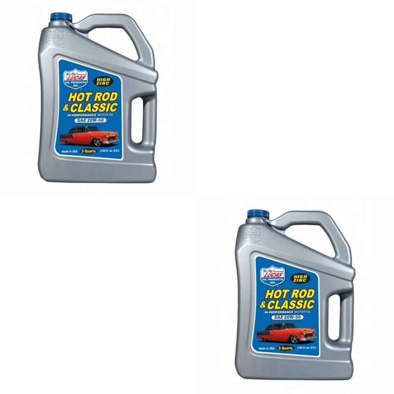 Lucas Oil Hot Rod & Classic Motor Oil SAE 20W-50 4.73L