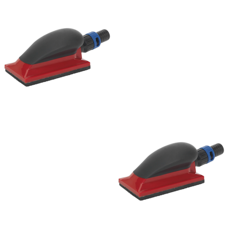 Sealey Dust-Free Sanding Block 70 x 120mm Hook-and-Loop