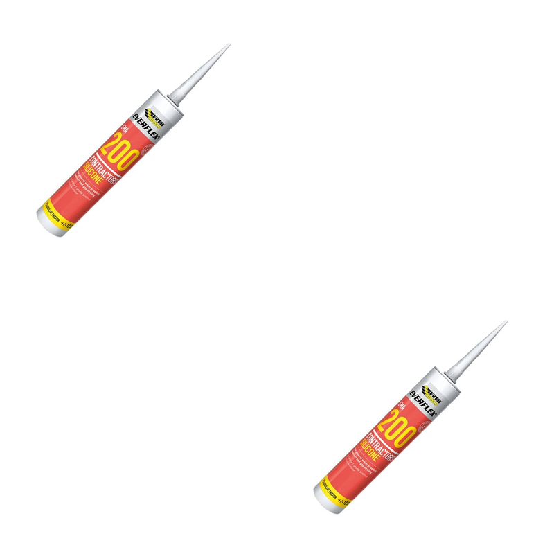 Everbuild Sika Everflex® LMA 200 Contractor's Silicone 295ml White - 468667