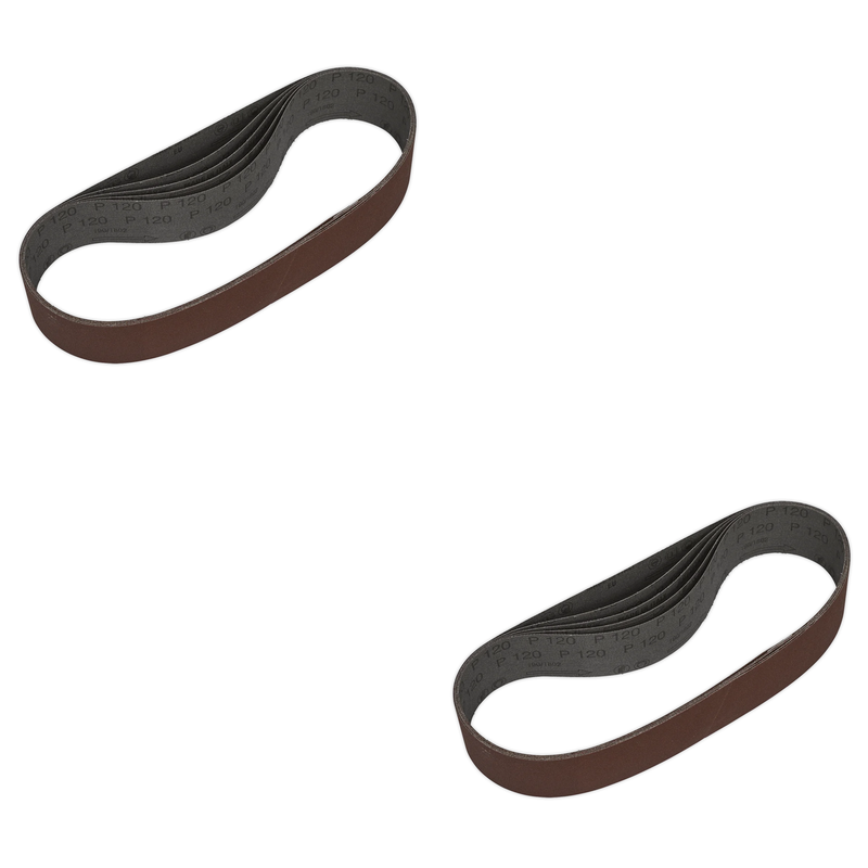Sealey 50 x 686mm Sanding Belt 120Grit - Pack of 5 - SB005 Trade Quality
