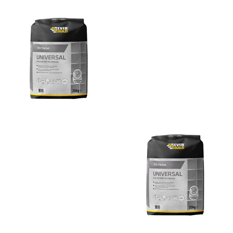 Everbuild Sika 700 TileSet Universal White 20kg - 695061