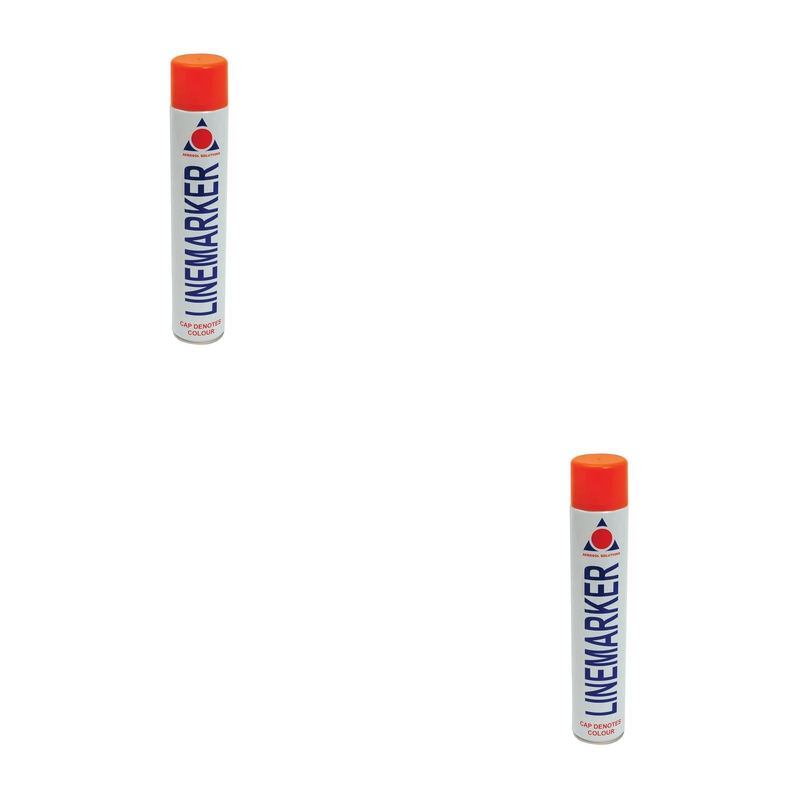 Aerosol 0905 Line Marking Spray Paint Orange 750ml - 0905