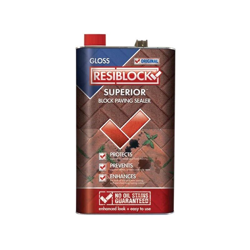 Everbuild Sika Resiblock Superior Original Natural 5 litre - 119626