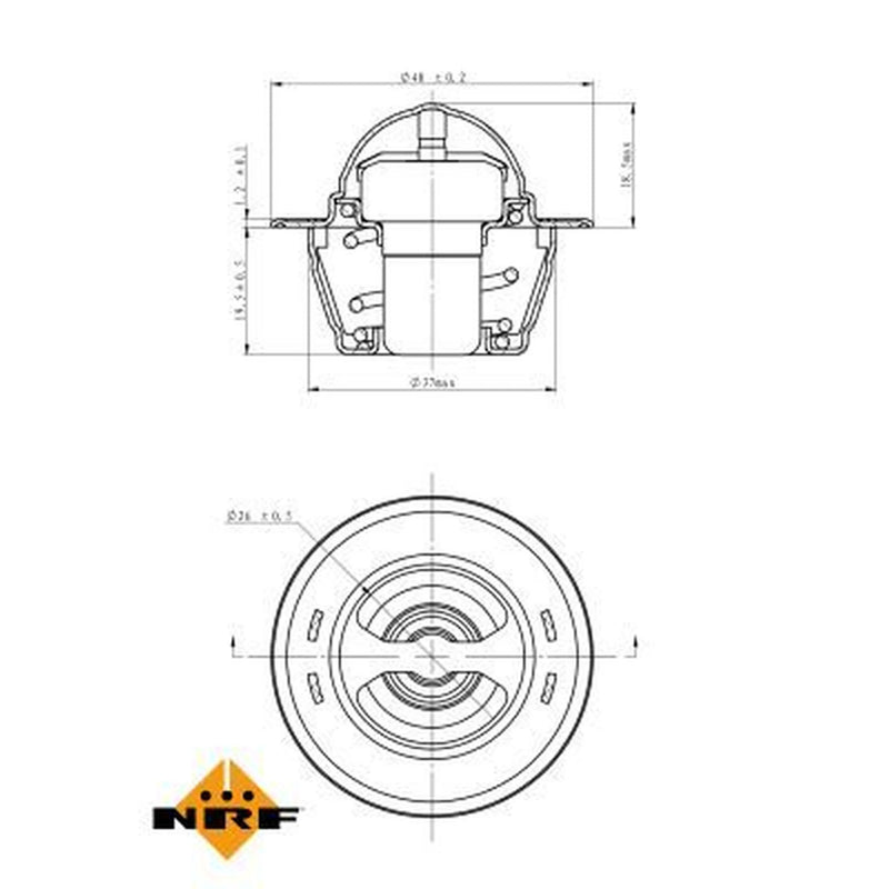 NRF Thermostat,Coolant 725151