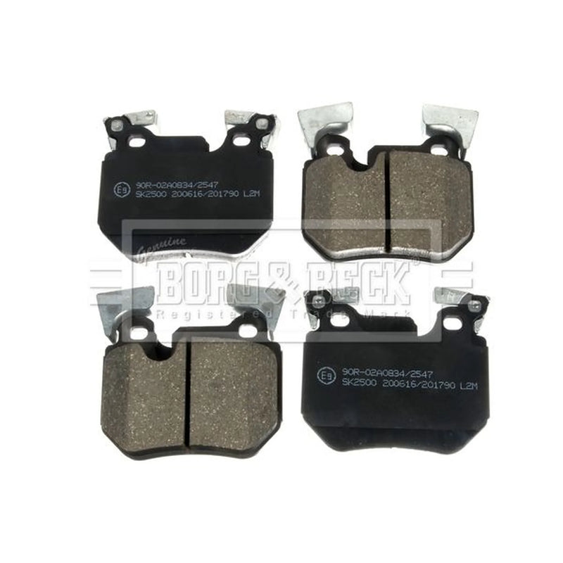 Borg & Beck 4 x Rear Brake Pad Set BBP2219