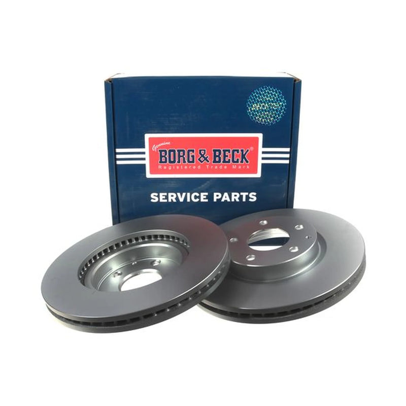 Borg & Beck 2 x Vented Front Brake Discs BBD5302