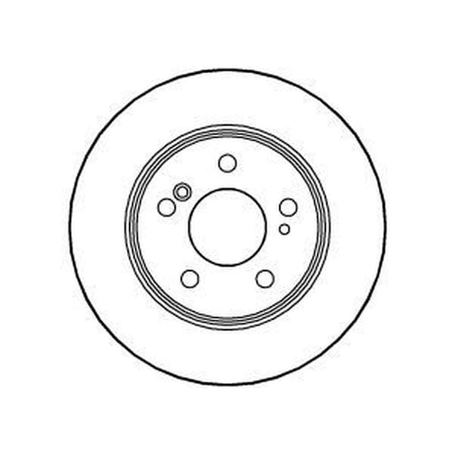 Abtex 2 x Solid Rear Brake Discs BD960S
