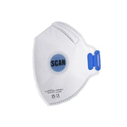 Scan Fold Flat Disposable Mask Valved FP2 Protection (Pack 10) - DTC3X-F FFP2 10