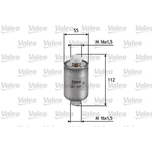Valeo Fuel Filter Element 587201
