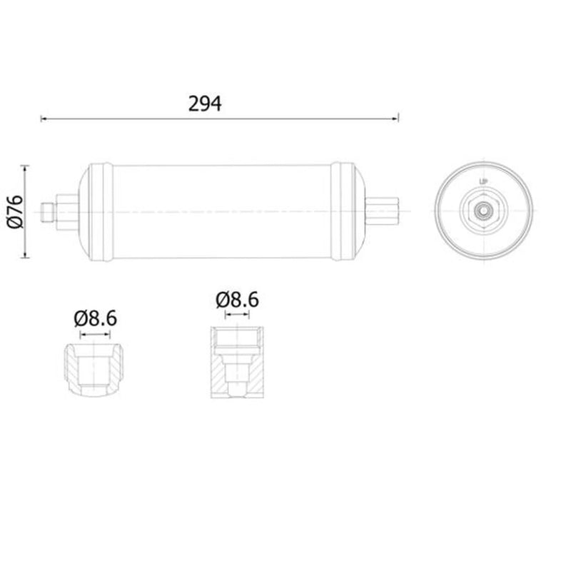 Mahle Air Conditioning Dryer AD 320 000S