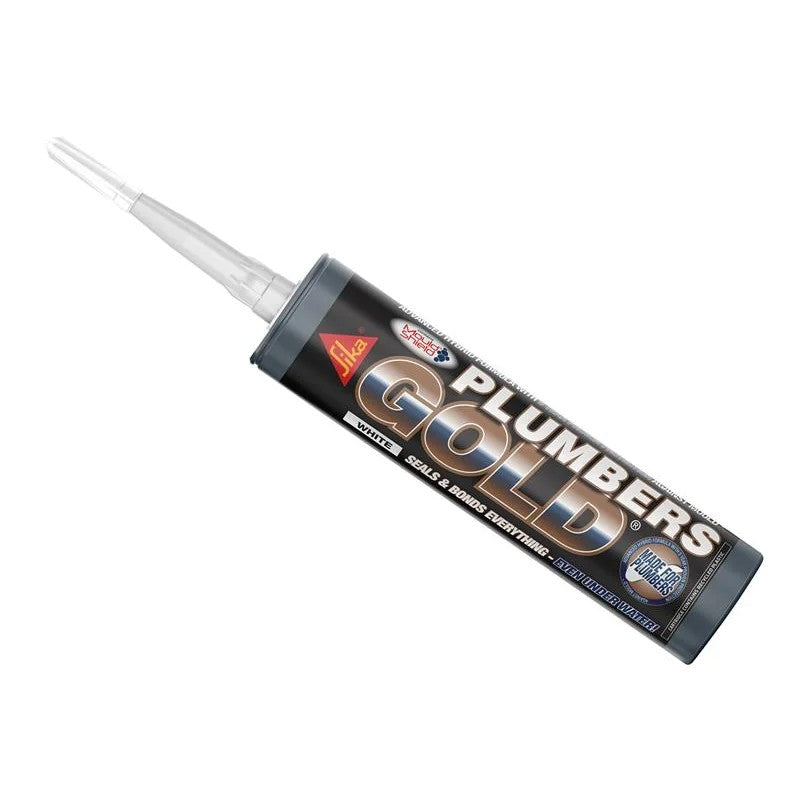 Everbuild Sika Sika® Plumbers Gold Sealant White 290ml - 847282